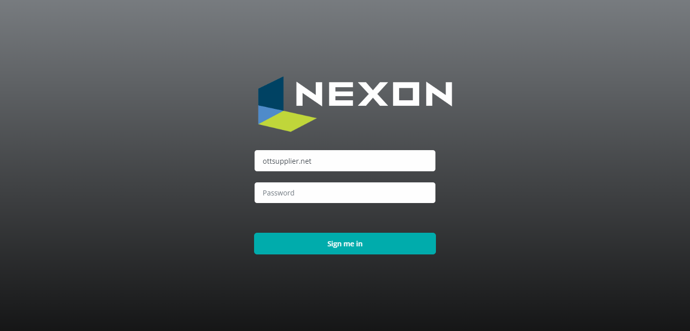 Screenshot of panel nexon IPTV